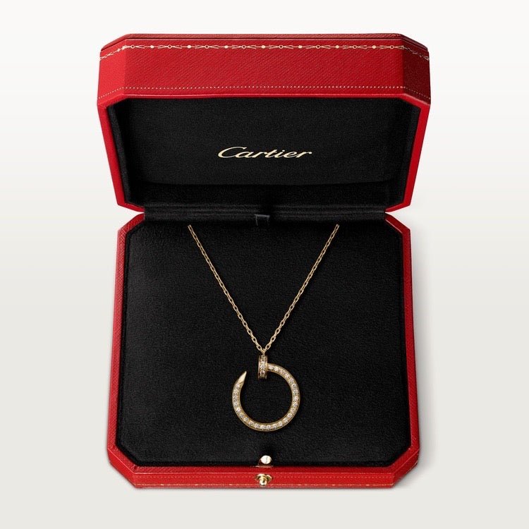 Dây chuyền Cartier Juste Un Clou vàng 18k full kim cương