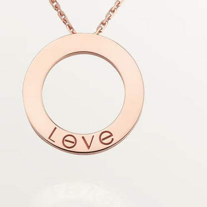 Dây chuyền Cartier Love | Vàng hồng 18k