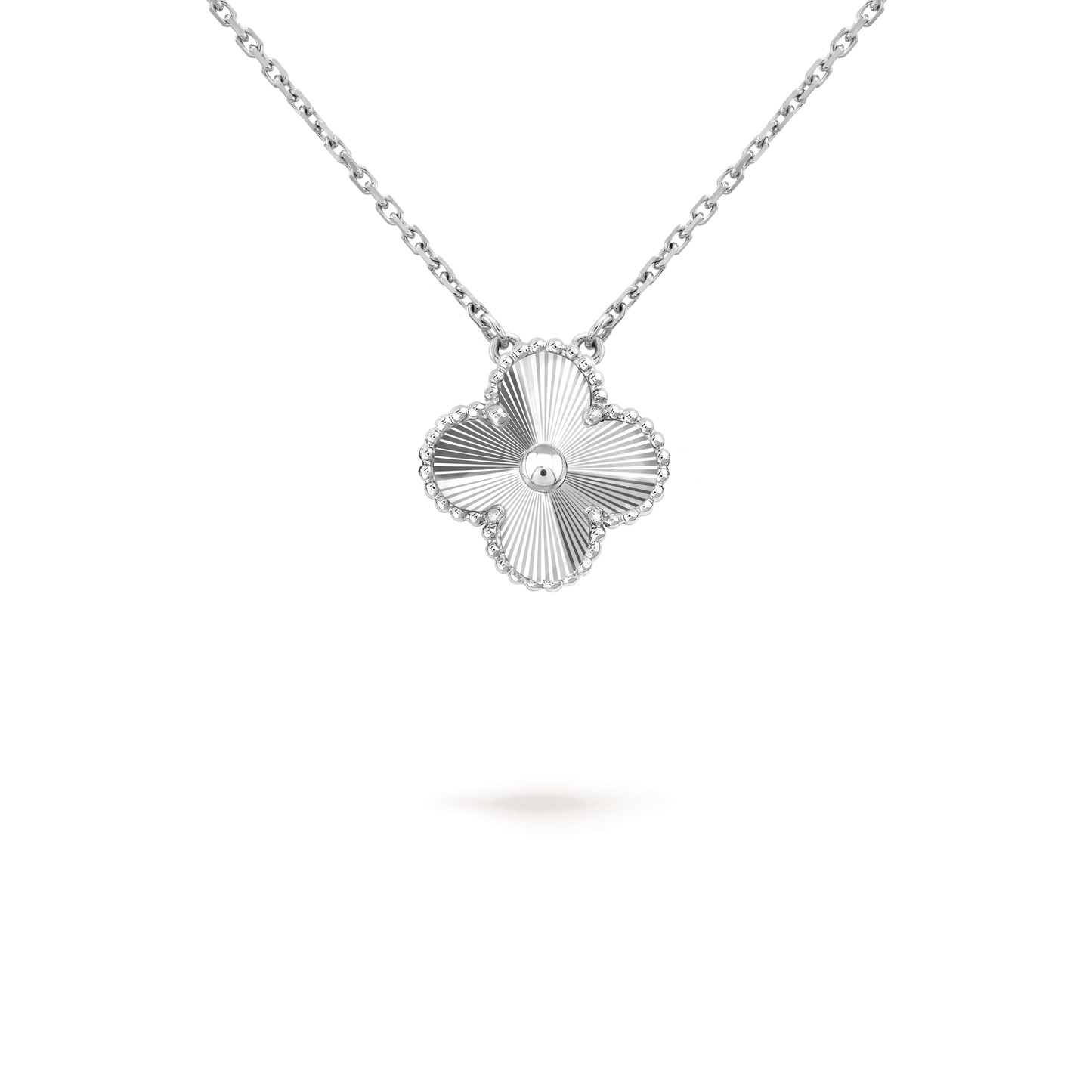 Dây chuyền Van Cleef & Arpels Alhambra vàng trắng 18K