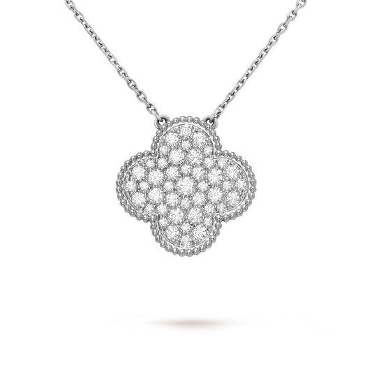 Dây chuyền Van Cleef & Arpels Magic Alhambra 42cm Kim cương