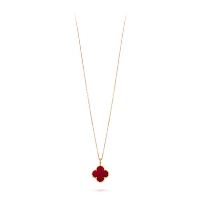 Dây chuyền Van Cleef & Arpels Magic Alhambra 90cm Carnelian