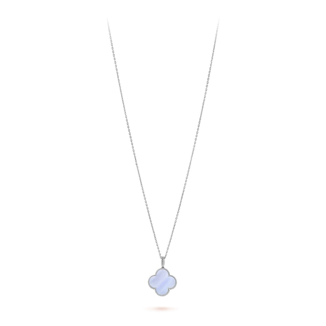 Dây chuyền Van Cleef & Arpels Magic Alhambra 90cm Chalcedony