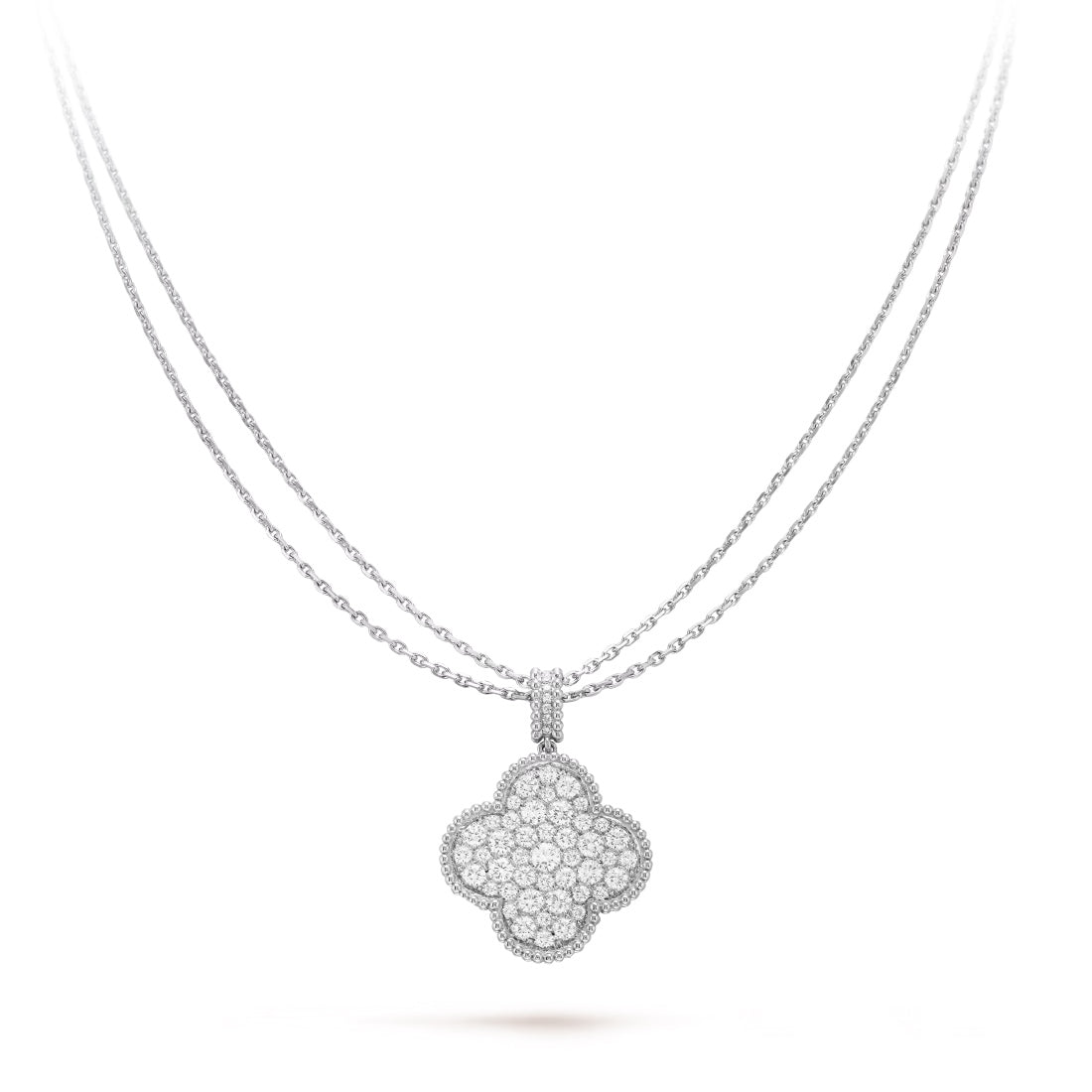 Dây chuyền Van Cleef & Arpels Magic Alhambra 90cm Kim cương