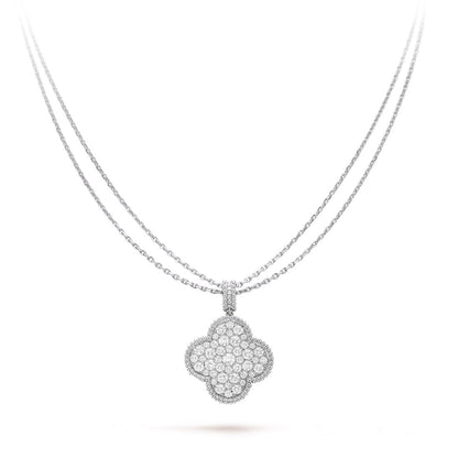 Dây chuyền Van Cleef & Arpels Magic Alhambra 90cm Kim cương