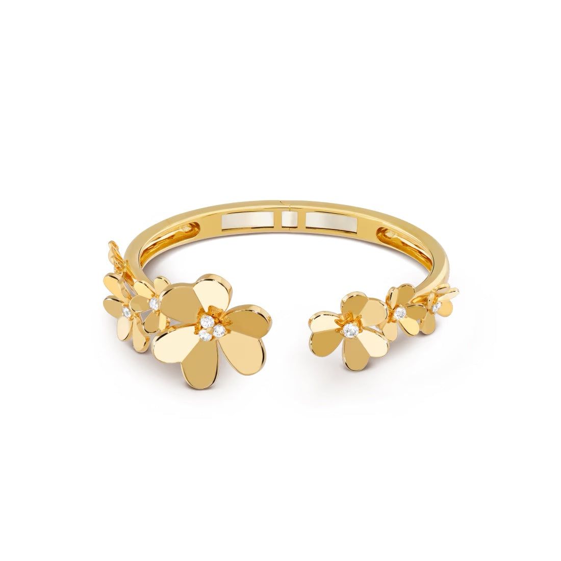   Lắc tay Van Cleef & Arpels Frivole 7 flowers vàng 18k