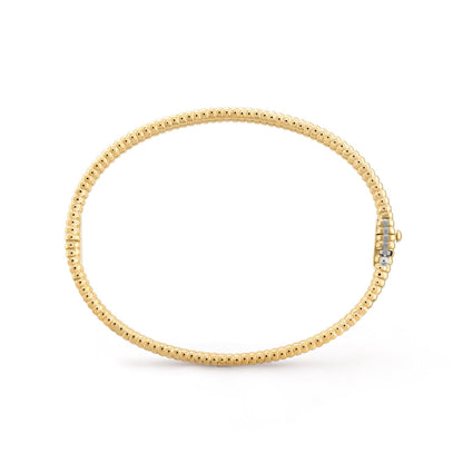   Lắc tay Van Cleef & Arpels Perlée diamonds, 1 rows vàng 18k