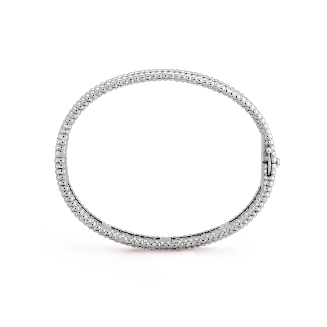   Lắc tay Van Cleef & Arpels Perlée diamonds, 3 rows vàng trắng