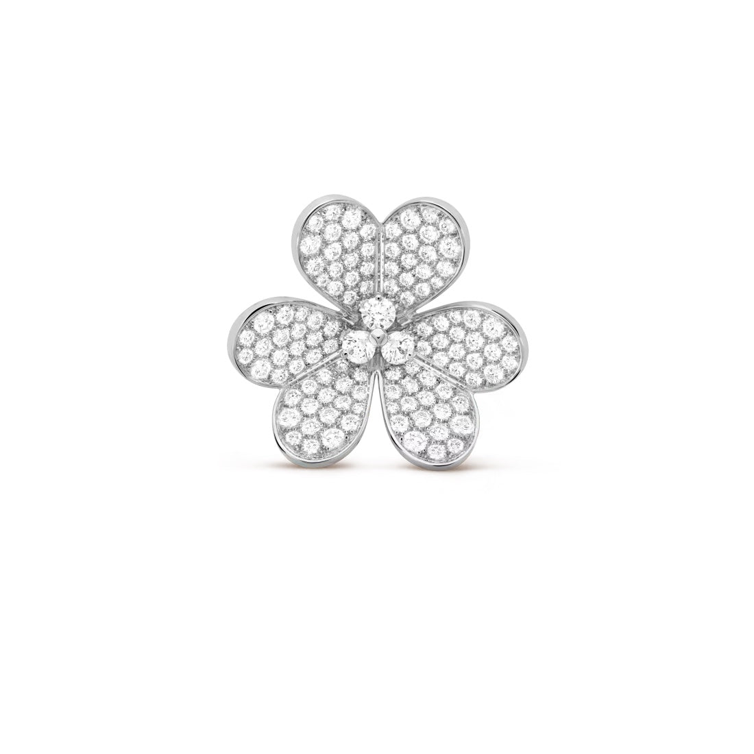   Mặt dây chuyền Van Cleef & Arpels Frivole clip mẫu rất lớn full kim cương