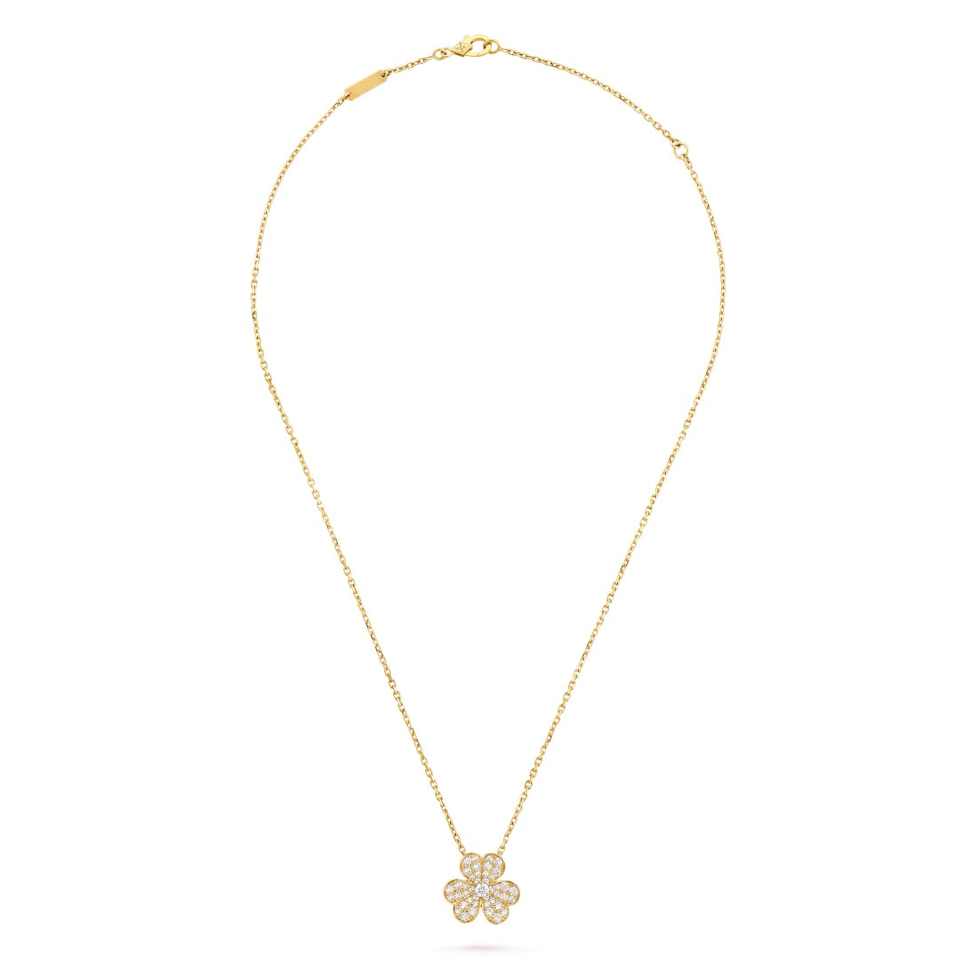   Mặt dây chuyền Van Cleef & Arpels Frivole mẫu nhỏ vàng 18k, kim cương