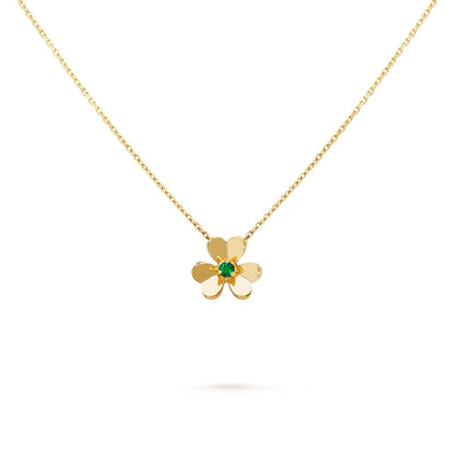   Mặt dây chuyền Van Cleef & Arpels Frivole mini Emerald