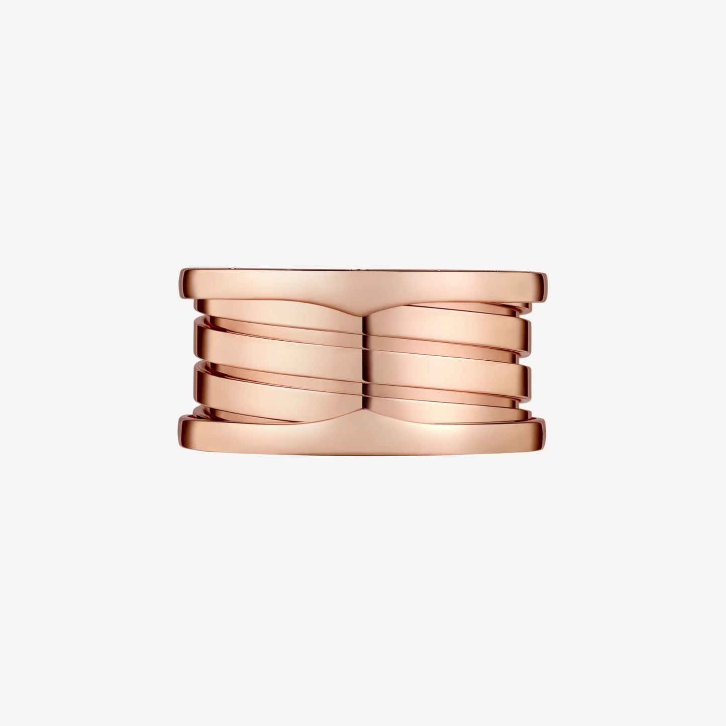   Nhẫn Bvlgari B.zero1 four-band vàng hồng 18k