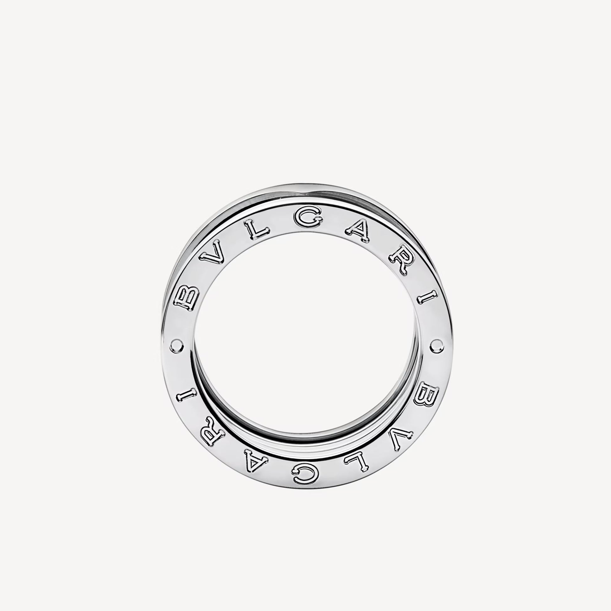   Nhẫn Bvlgari B.zero1 four-band vàng trắng 18k