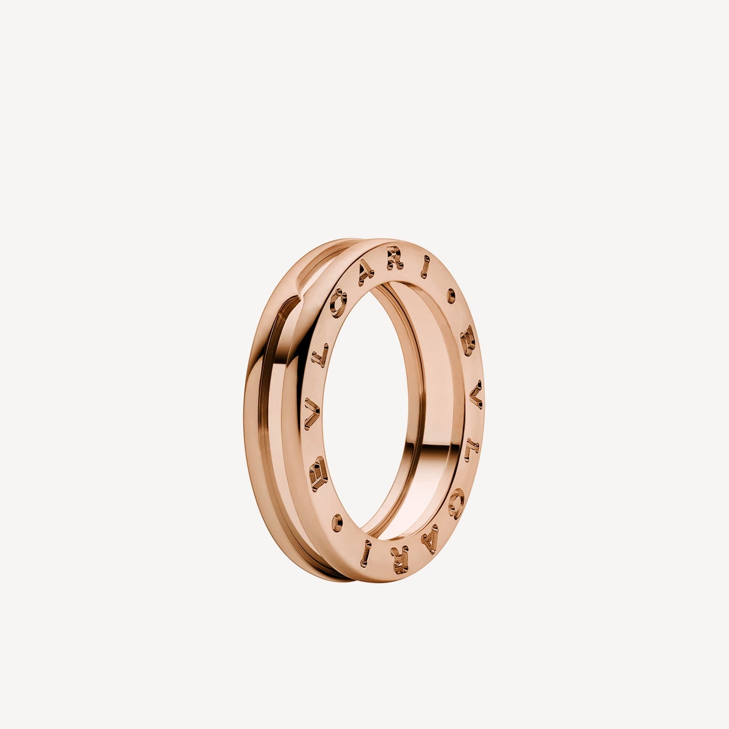   Nhẫn Bvlgari B.zero1 one-band vàng hồng 18k