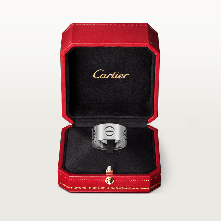 Nhẫn Cartier Love 11mm | Vàng trắng 18k