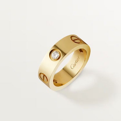   Nhẫn Cartier Love 5.5mm | Vàng 18k - 3 kim cương