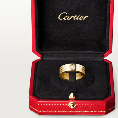   Nhẫn Cartier Love 5.5mm | Vàng 18k - 3 kim cương