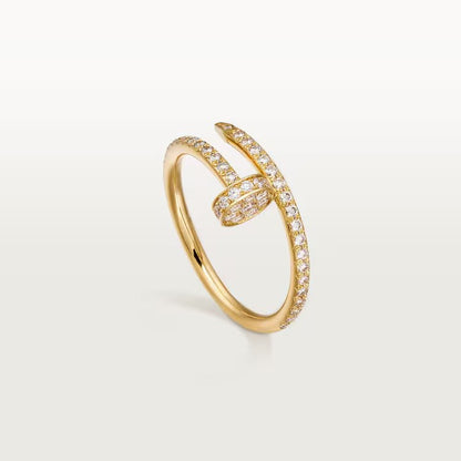 Nhẫn Cartier đinh Juste Un Clou 1.8mm | Vàng 18k - Full Kim cương