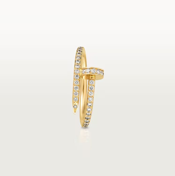 Nhẫn Cartier đinh Juste Un Clou 1.8mm | Vàng 18k - Full Kim cương