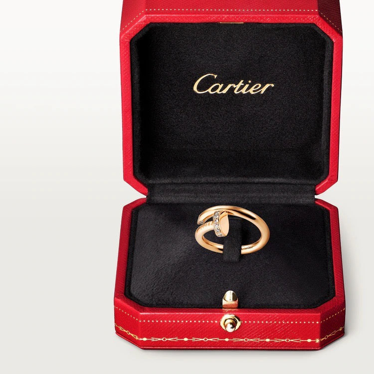   Nhẫn Cartier đinh Juste Un Clou vàng 18k - hai đầu kim - 2.65mm