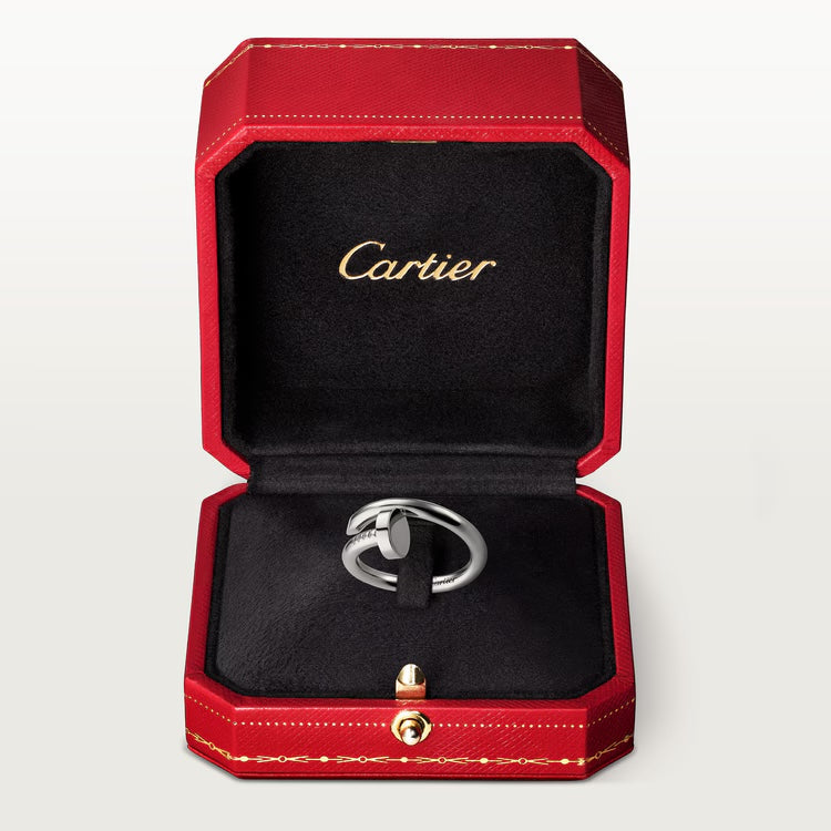   Nhẫn Cartier đinh Juste Un Clou vàng trắng 18k - 2.65mm