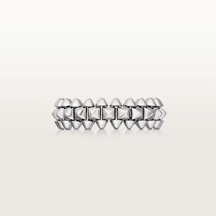   Nhẫn Clash de Cartier 6.4mm | Vàng trắng 18k mạ rhodium