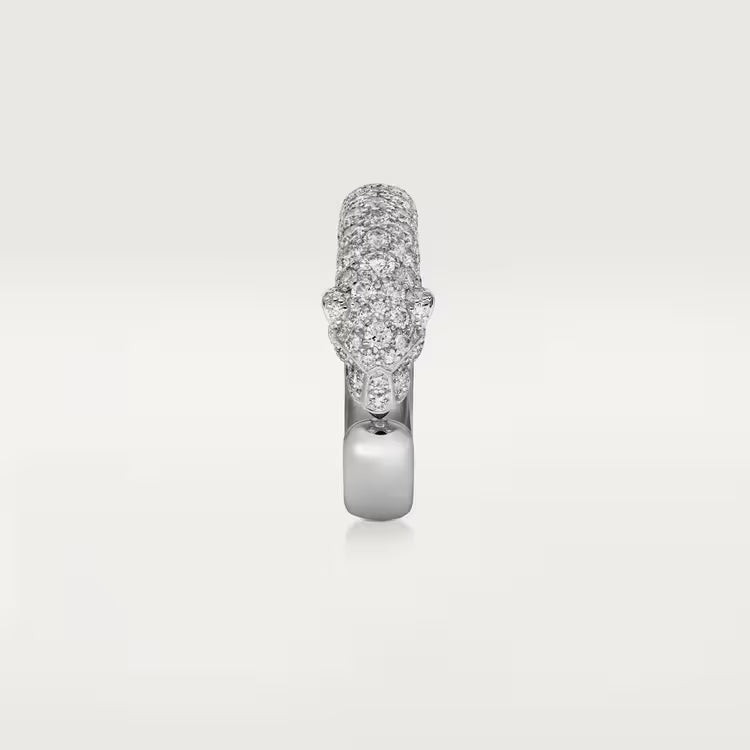   Nhẫn Panthère de Cartier - 7.31mm | Vàng trắng 18k - Diamond - Emerald - Onyx