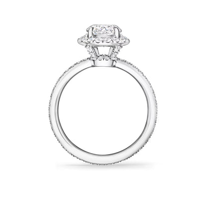   Nhẫn đính hôn Round Brilliant Diamond Micropavé