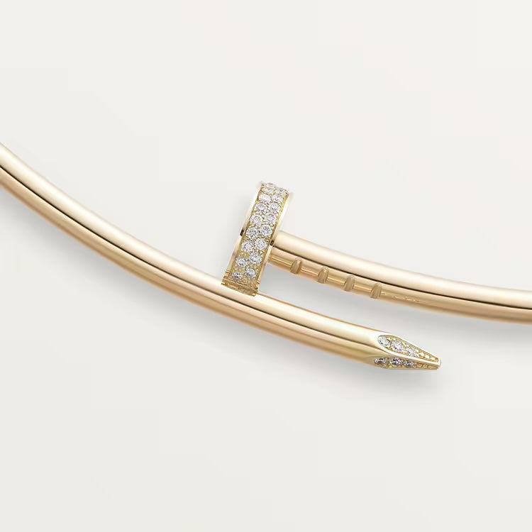   Vòng cổ Cartier đinh Juste Un Clou vàng 18k kim cương mẫu nhỏ