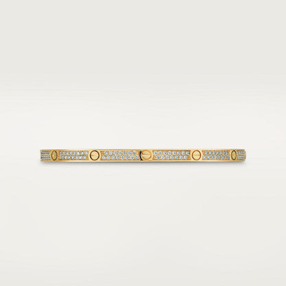   Vòng tay Cartier LOVE vàng 18k - full kim cương - 3.65mm