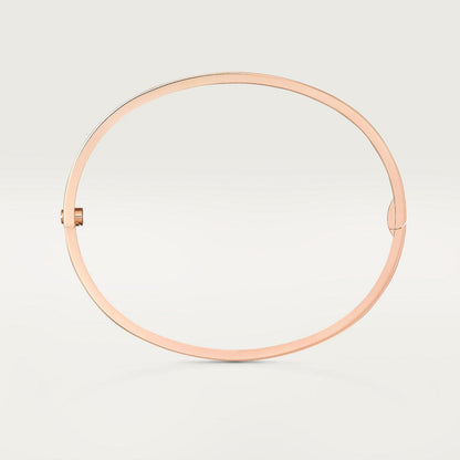   Vòng tay Cartier LOVE vàng hồng 18k - 10 kim cương - 3.65mm