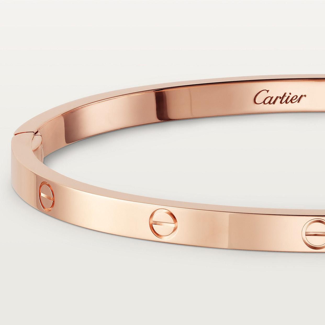   Vòng tay Cartier LOVE vàng hồng 18k - 3.65mm