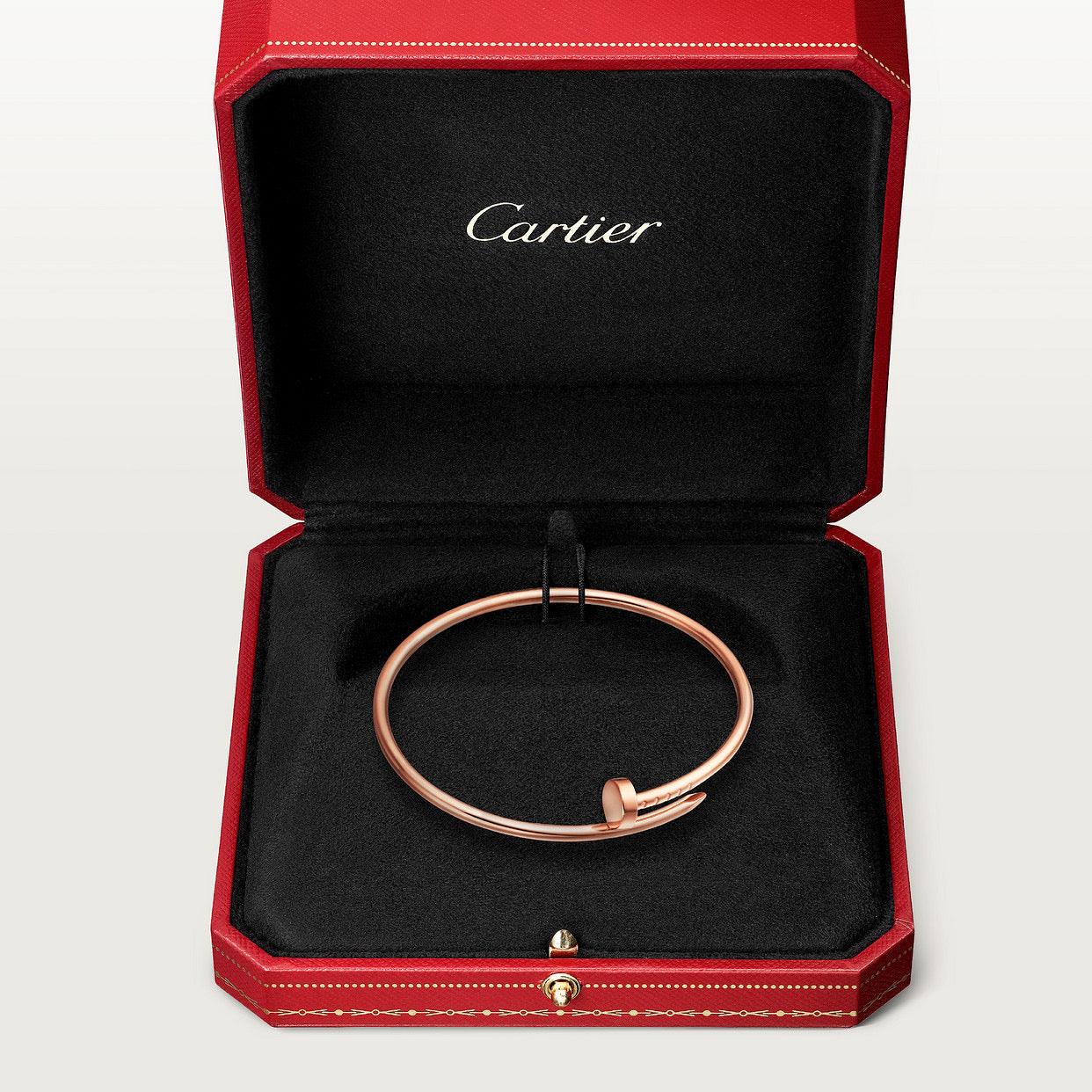   Vòng tay đinh Cartier Juste un Clou vàng hồng 18k - 2.5mm